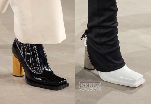 Зимняя обувь 2019 тренды. Обувь с квадратным носом - снова в моде