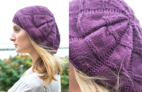 Береты вязанные спицами со схемами и описанием новые модели. Как связать красивый берет спицами