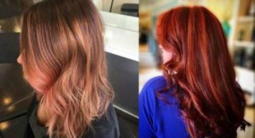 Рыжие девушки с короткими волосами. Мелирование рыжих волос