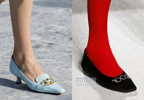 Зимняя обувь 2019 тренды. Обувь с квадратным носом - снова в моде