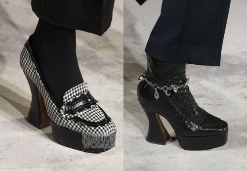 Зимняя обувь 2019 тренды. Обувь с квадратным носом - снова в моде