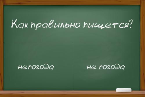 Одет не по погоде, как пишется. “Не погода” или “непогода”, как пишется правильно?