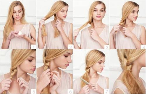Как уложить волосы красиво сзади. Варианты на стрижку средней длины