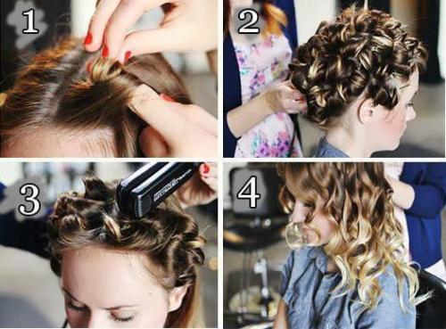 Как завить волосы утюжком