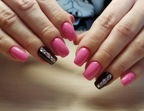 Маникюр три цвета розовый. Варианты сочетаний