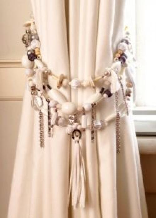 Как называются кисточки для штор. Варианты использования