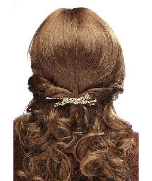 Как красиво заколоть передние пряди волос. Необычные способы 09