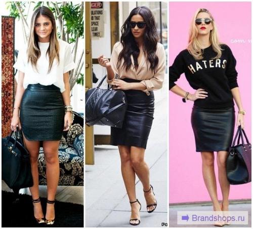 С чем одеть юбку карандаш с завышенной талией ниже колена синюю. С завышенной талией