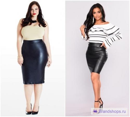 С чем одеть юбку карандаш с завышенной талией ниже колена синюю. С завышенной талией