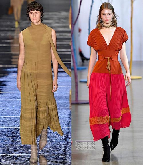 Платье на осень. Модные платья 2020