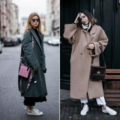 Как сочетать пальто и кроссовки мужчине. Какие модели пальто сочетаются с кроссовками