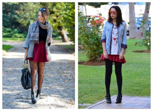 Красная юбка белая блузка. С чем носить юбку красного цвета? 30 фото-идей