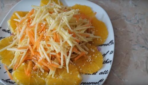 Овощной салат при ПП. Диетический салат — фруктово-овощной ПП рецепт