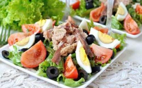 Салаты для ПП из консерв. ПП-Нисуаз с тунцом: простота и изысканность