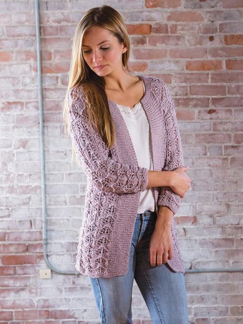 Модное вязаное платье 2019.