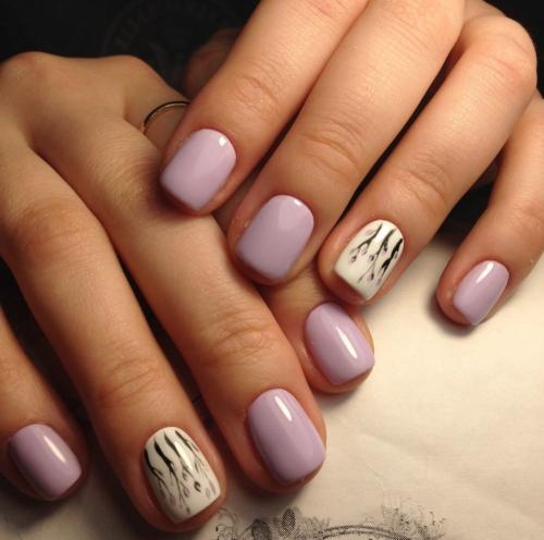 Цвет лака для коротких пальцев. Особенности маникюра на короткие ногти