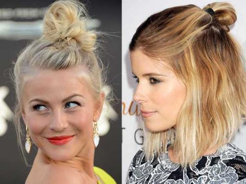 Как собрать короткие волосы в пучок. Особенности выполнения