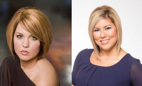 Модные стрижки на полное лицо 2019. Самые удачные стрижки для полных дам, которые будут модными в 2019 году — 25 фото