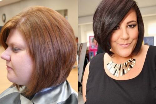 Модные стрижки на полное лицо 2019. Самые удачные стрижки для полных дам, которые будут модными в 2019 году — 25 фото