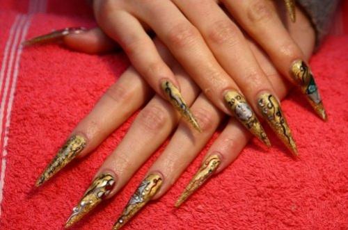 Маникюр в египетском стиле. Дизайн ногтей в египетском стиле: кому они подходят? 03 Маникюр в египетском стиле. Дизайн ногтей в египетском стиле: кому они подходят? 03