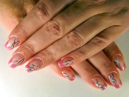 Френч ярко розовый. Розовый френч — 85 фото лучшей альтернативы классике