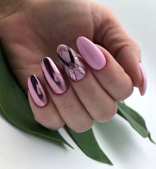 Втирка идеи маникюра 2019. Новинки маникюра с втиркой 2019-2020: топовые идеи на фото