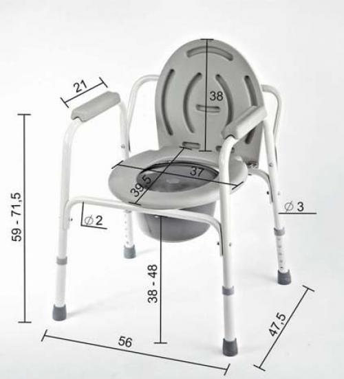 Стул туалет для пожилых людей. Если ваш подопечный может двигаться, но ходить ему тяжело