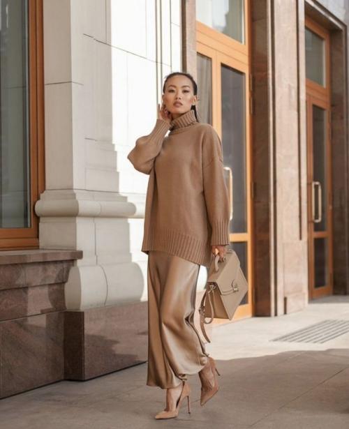 Как можно сочетать цвет Mocha Mousse с другими цветами. Mocha Mousse: как носить главный цвет 2025 года