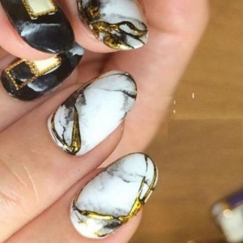 Графит дизайн ногтей. Дизайн ногтей в сером цвете 14 Графит дизайн ногтей. Дизайн ногтей в сером цвете 14