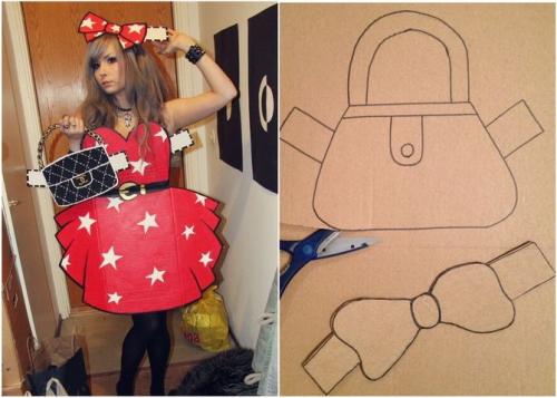 Костюм на хэллоуин своими руками для детей. Хэллоуинский костюм для девушки своими руками