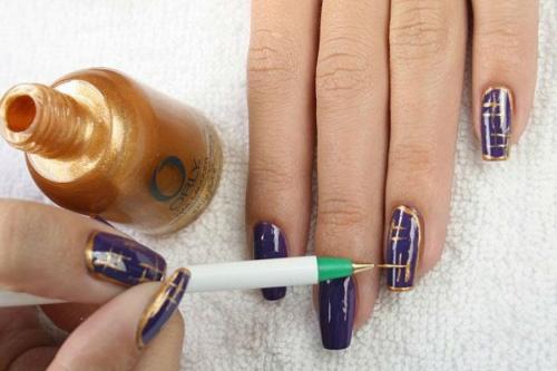 Легкий рисунок на ногтях. Простые рисунки на ногтях: маникюр в домашних условиях для начинающих + 100 ФОТО