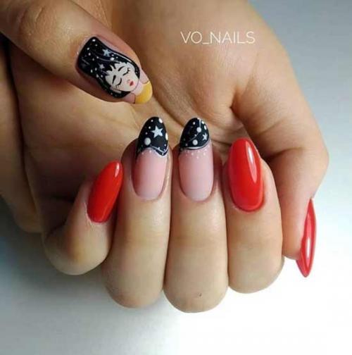 Интересные рисунки на ногтях. Дизайн ногтей с рисунком: 101 фото, идеи, новинки маникюра