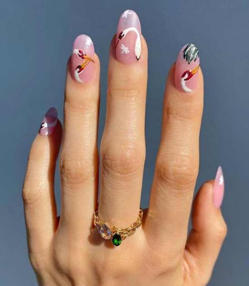 Интересные рисунки на ногтях. Дизайн ногтей с рисунком: 101 фото, идеи, новинки маникюра