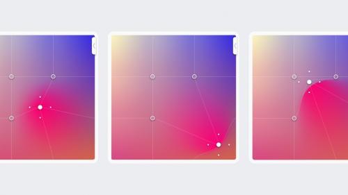 Какие цветовые схемы лучше всего подходят для создания градиента из трёх цветов. Плагин Mesh Gradient в Figma