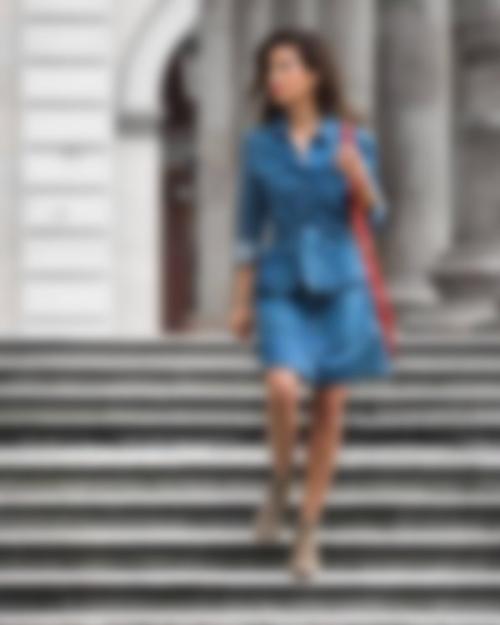 Платья джинсовые 2022. Модное джинсовое платье 2022 года с фото