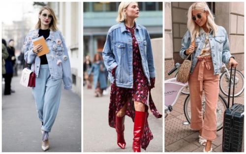 Платье с джинсовкой 2022. С чем носить женскую джинсовую куртку