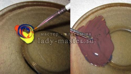 Как наносить лаки из трёх цветов, чтобы они не смешивались. Как создать на ноготках сотни разных оттенков, имея в арсенале всего ПЯТЬ основных цветов гель-лака?