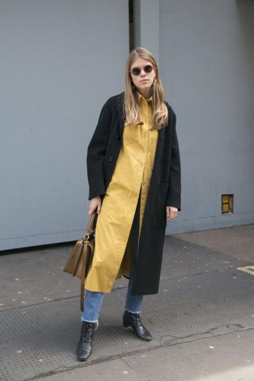 Как носить платье с джинсами. Платье с джинсами: как носить?