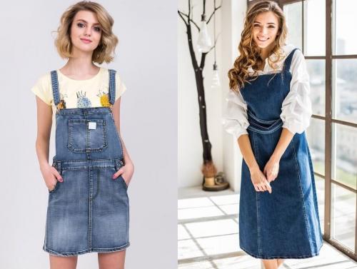С чем носить джинсовый сарафан 2023. Какие джинсовые сарафаны актуальны в 2023 году, стильные образы