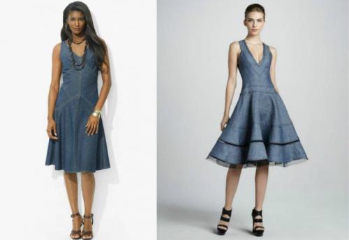 С чем носить джинсовое платье без рукавов. Выбираем популярные модели из джинса 03 С чем носить джинсовое платье без рукавов. Выбираем популярные модели из джинса 03