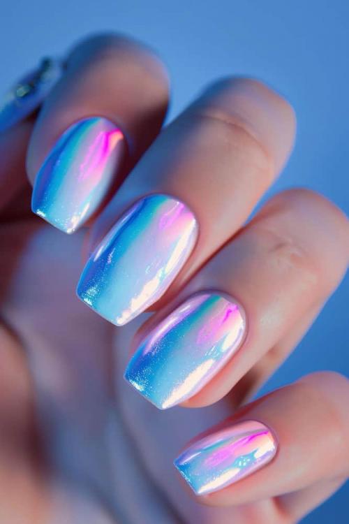 Идеи для дизайна ногтей: как гармонично сочетать три цвета 16