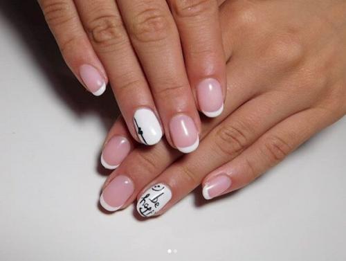 Как сделать маникюр из трёх цветов, если у вас короткие ногти. Размер XS: маникюр для маленьких ногтей