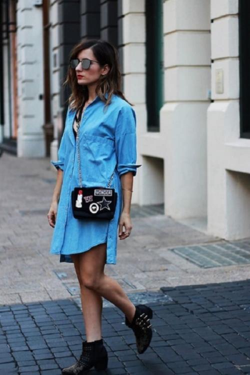 Модные джинсовые платья на весну-лето 2023: актуальные фасоны (+бонус-видео) 01