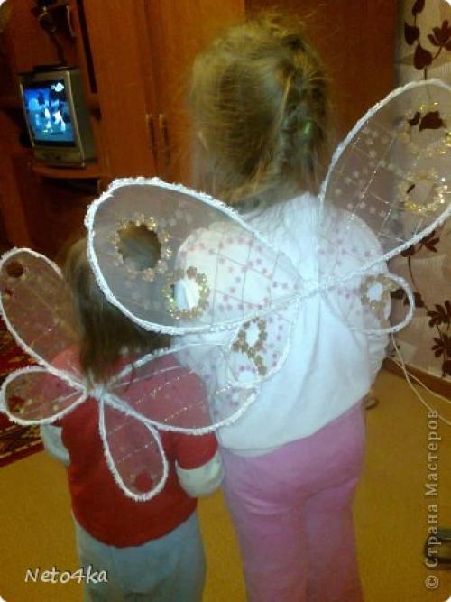 Как сделать крылья феи из органзы. Как сделать крылья из органзы