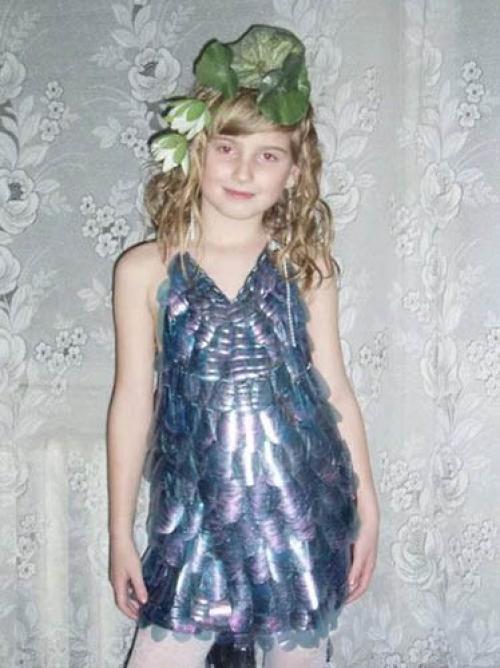 Костюм ябеды своими руками. Из пластиковых бутылок