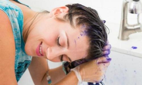Как смыть краску с волос в домашних условиях. Для волос