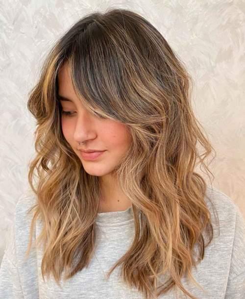 Челка шторка 2023 с актуальными стрижками: фото, тренды