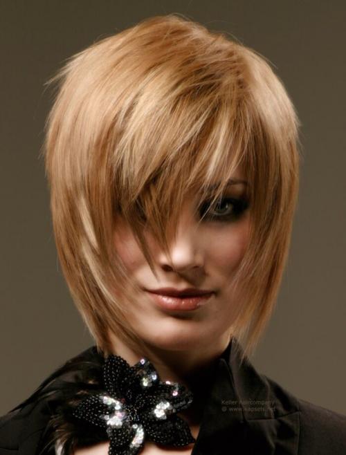 Рваная челка — фото модных стрижек 2023