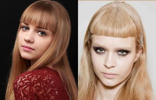 Идеи с прямой чёлкой на разную длину волос. Прямая челка: 20 свежих идей на разную длину волос 03