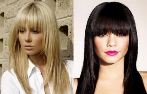 Идеи с прямой чёлкой на разную длину волос. Прямая челка: 20 свежих идей на разную длину волос 05